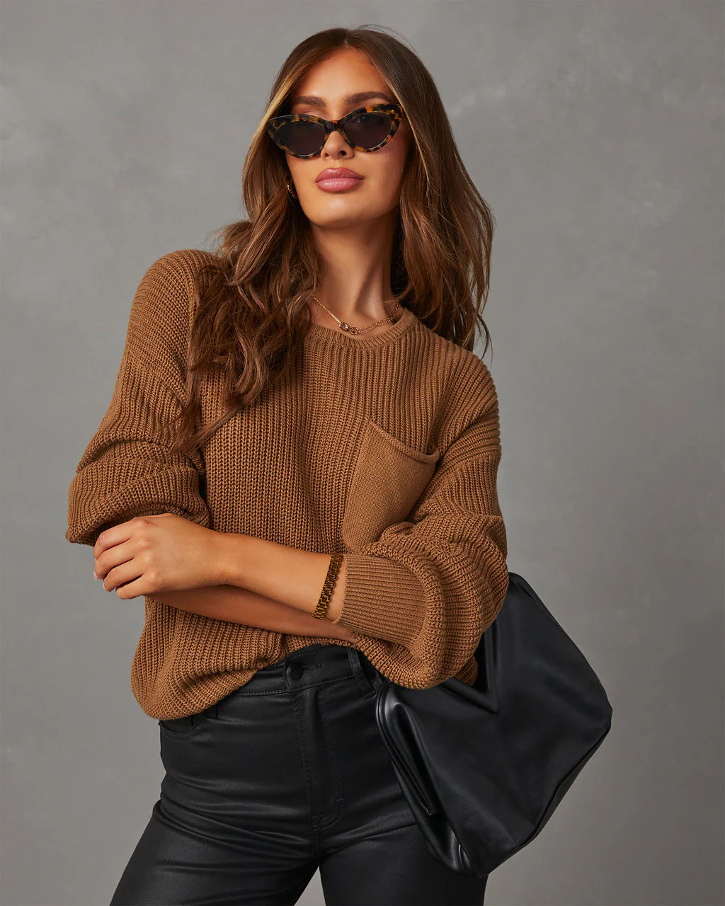 Kerry Relaxed Long Sleeve Sweater Top | VICI