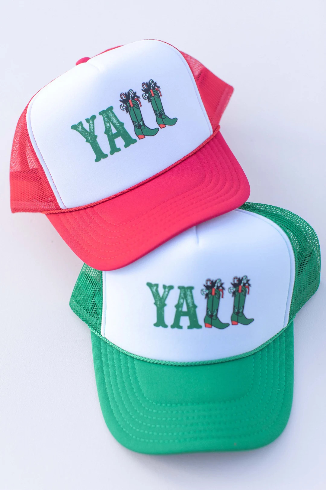 Merry Christmas Western Y'all Mesh Trucker Hat Cap - Etsy | Etsy (US)