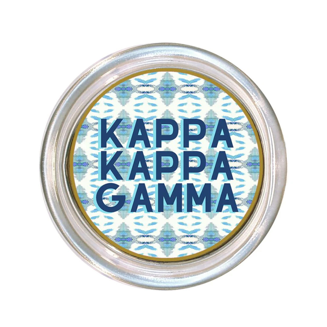 Kappa Kappa Gamma Large Glass Coaster | Laura Park Designs