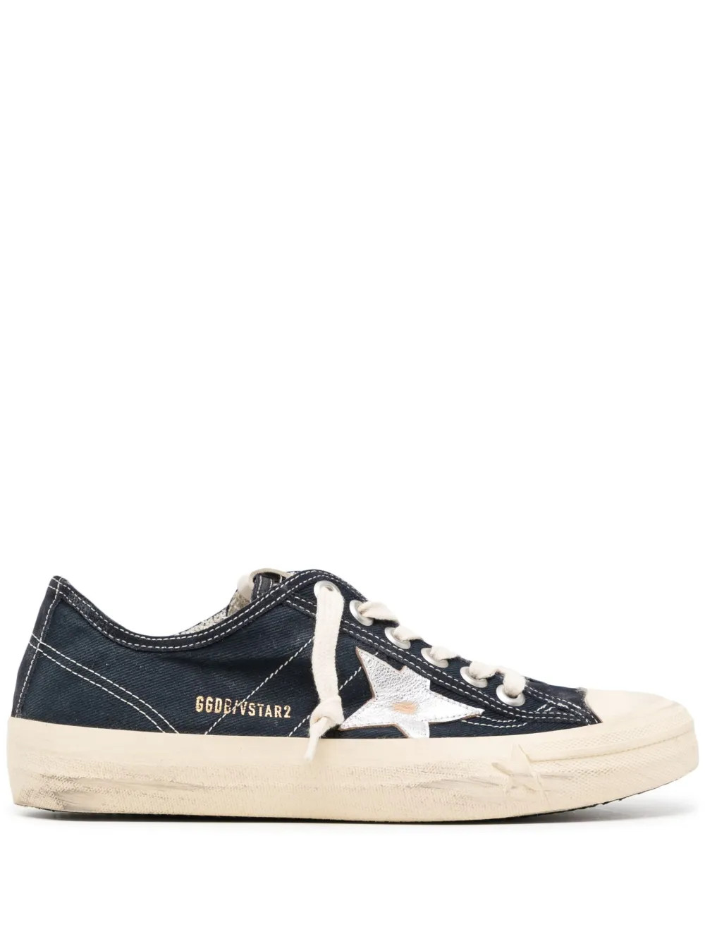 Golden Goose star-patch lace-up Sneakers - Farfetch | Farfetch Global