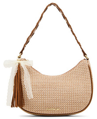 Indigov Straw Small Shoulder Bag | Macy's