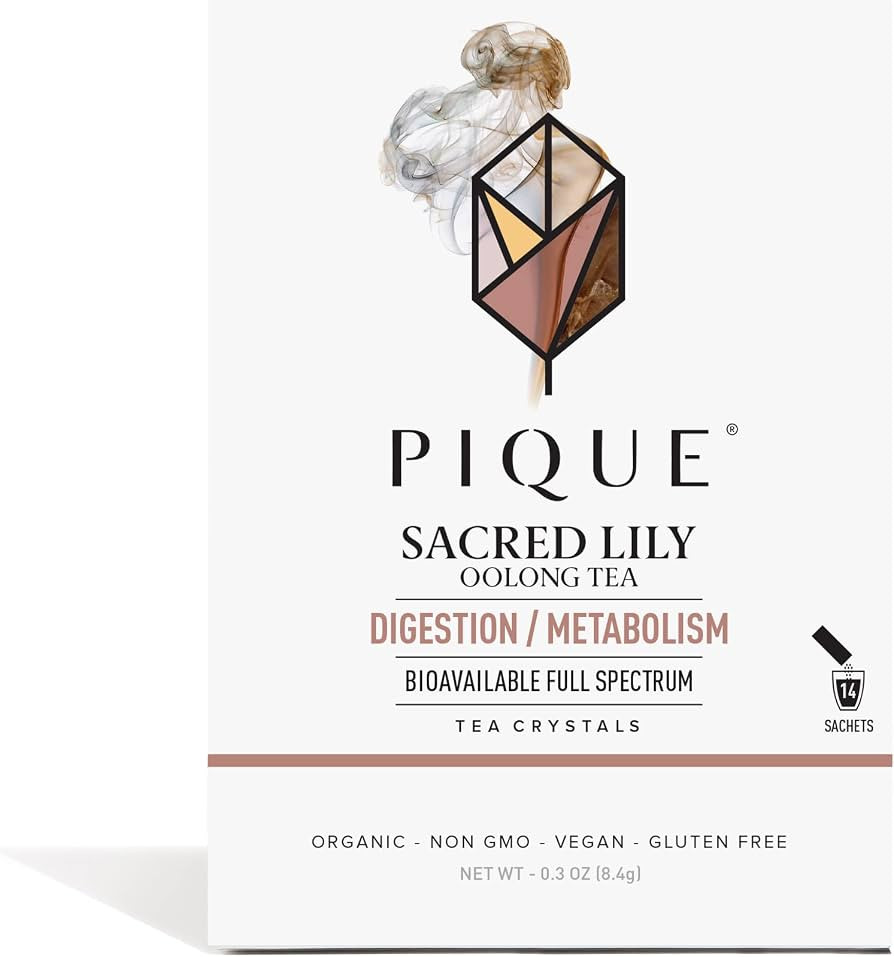 Pique Organic Sacred Lily Oolong Tea Crystals - Caffeinated Tea, Supports Healthy Metabolism and ... | Amazon (US)