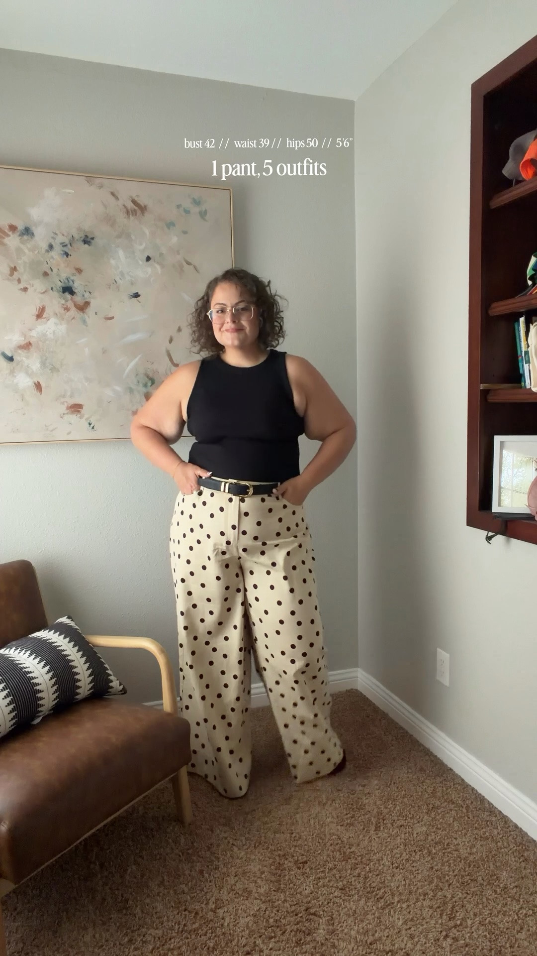 Pants 14-16/1X 

Tops vary in size from XL -2X 

bust 42  //  waist 39 //  hips 50  //  5’6”

#LTKMidsize #LTKgrwm #LTKootd