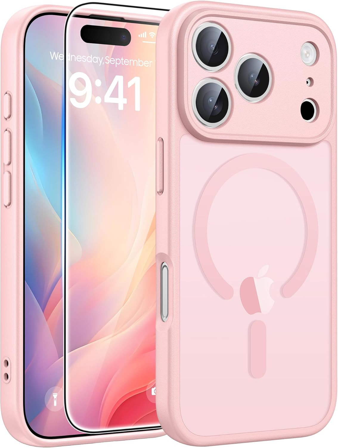 FNTCASE for iPhone 17 Pro-Max Case: [Compatible with Magsafe] Translucent Matte Cases with [Full ... | Amazon (US)