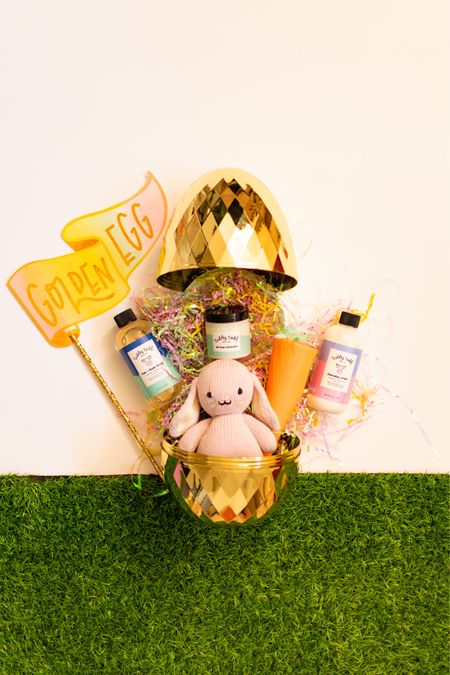The golden egg of all eggs! Spring necessities for your little ones Easter! Our favorite body wash and an heirloom bunny! The Golden Egg pennant flag is a printable from gracecollectiveshop.com

#LTKkids #LTKSeasonal #LTKSpringSale