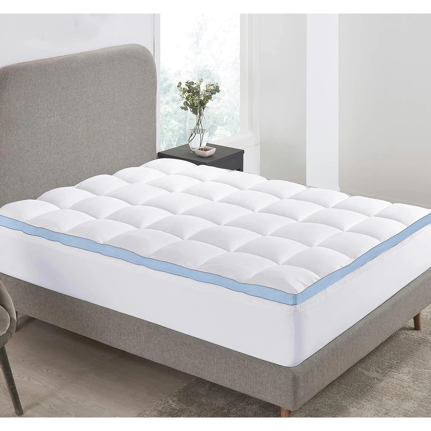 Extra Thick Cooling Mattress Topper Very Thick Mattress Pad Cover | Bed Bath & Beyond