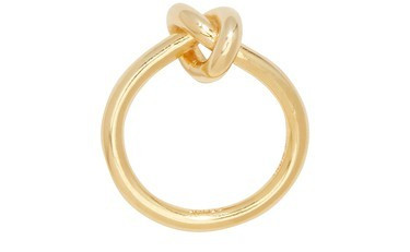 Knot ring in brass with gold finish | 24S (APAC/EU)