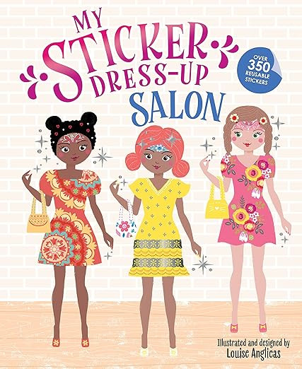 My Sticker Dress-Up: Salon: Reusable Sticker Activity Book for Endless Creative Play!      Paperb... | Amazon (US)