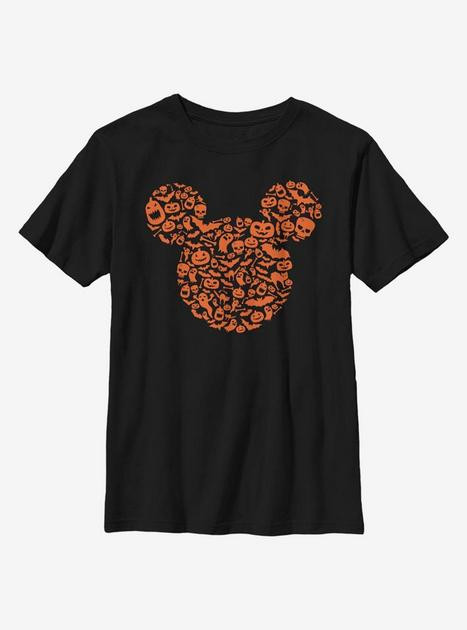 Disney Mickey Mouse Mouse Ears Halloween Icons Youth T-Shirt | BoxLunch