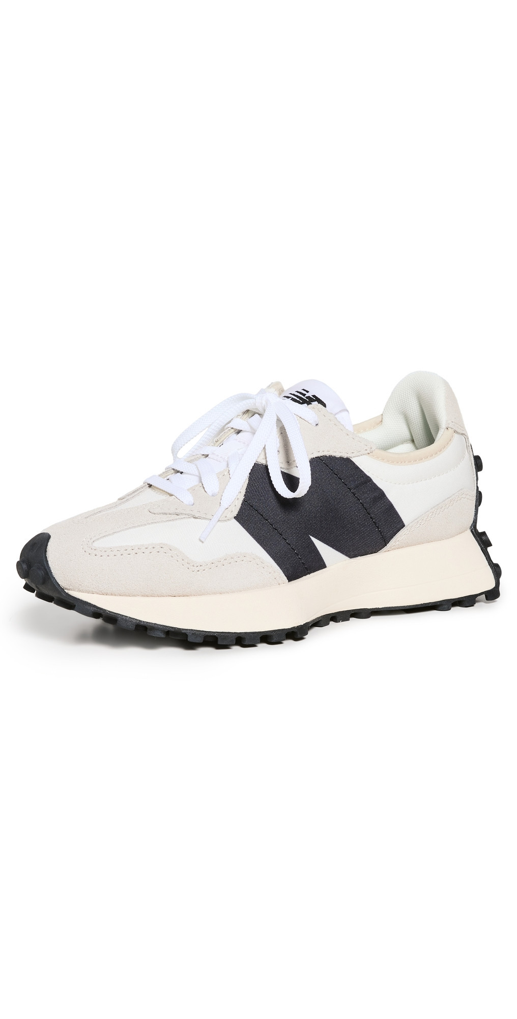 New Balance 327 Sneakers Sea Salt/White/Black 7 | Shopbop