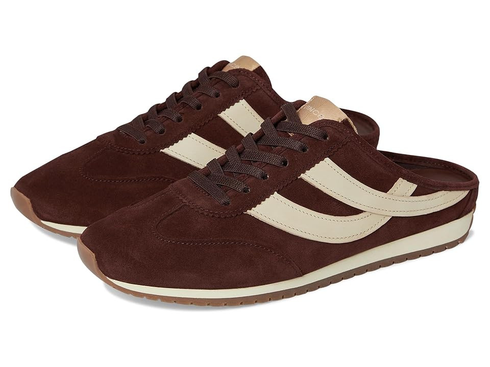 Vince Oasis Runner Mule Mule Shoes Women's Shoes Chili Brown/Moonlght : 6 M, Leather | Zappos