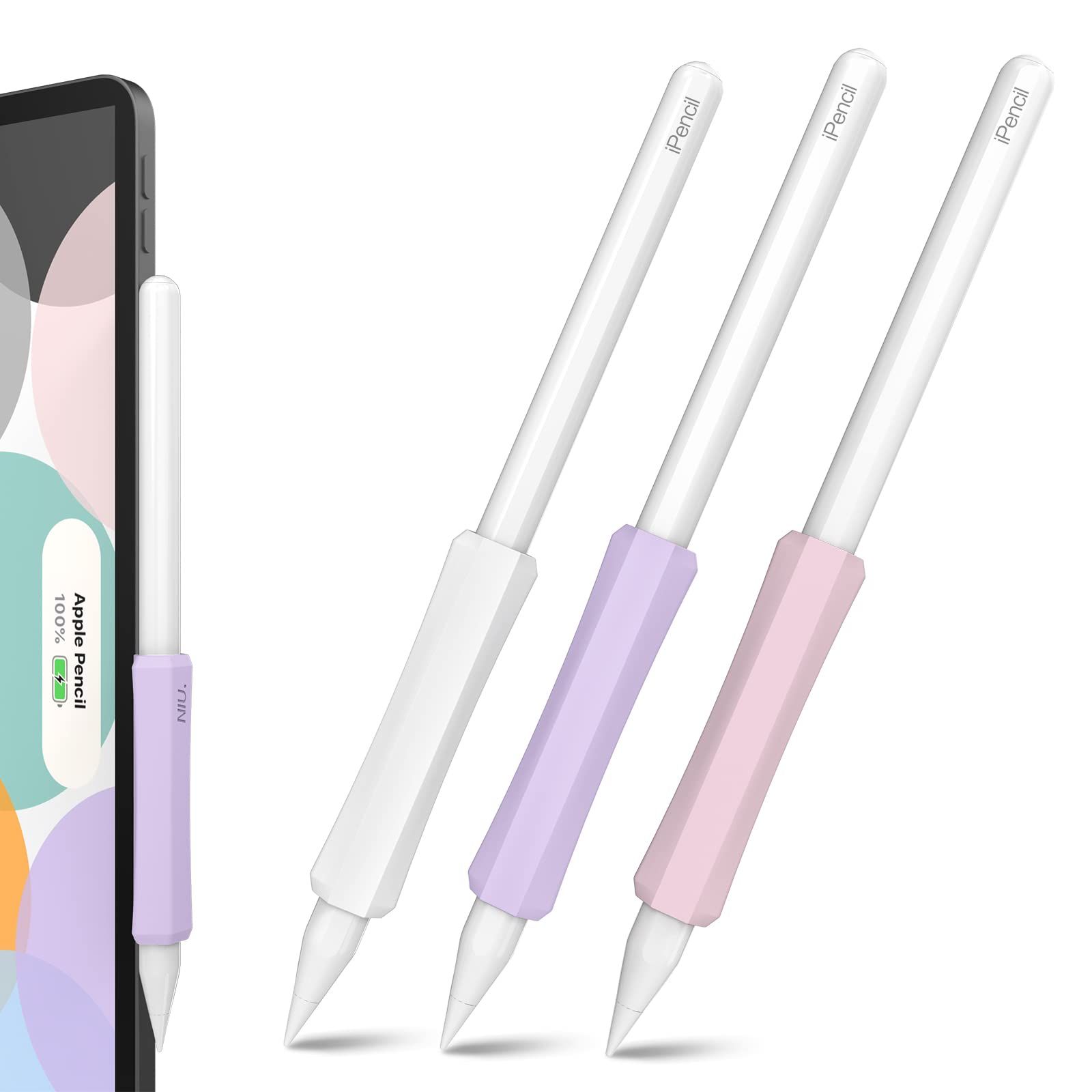 NIUTRENDZ 3 Pack Silicone Grip for Apple Pencil 2nd Generation & Apple Pencil (USB-C) Grip Ergono... | Amazon (CA)