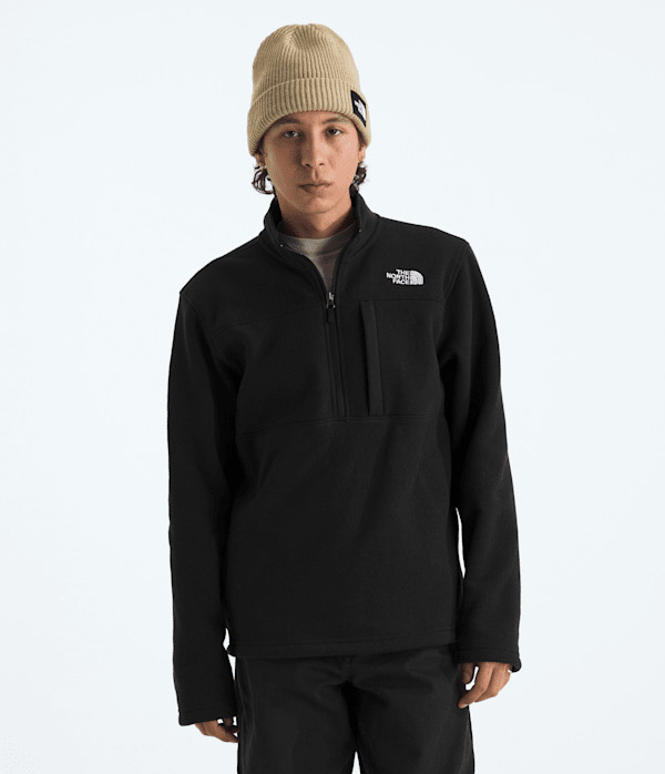 The North Face Men’s Gordon Lyons ¼-Zip Pullover (Size: Large): Black Heather | The North Face (US)