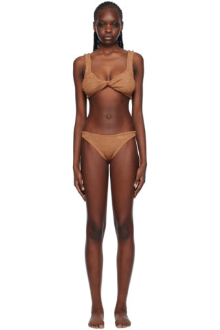Brown Juno Bikini | SSENSE