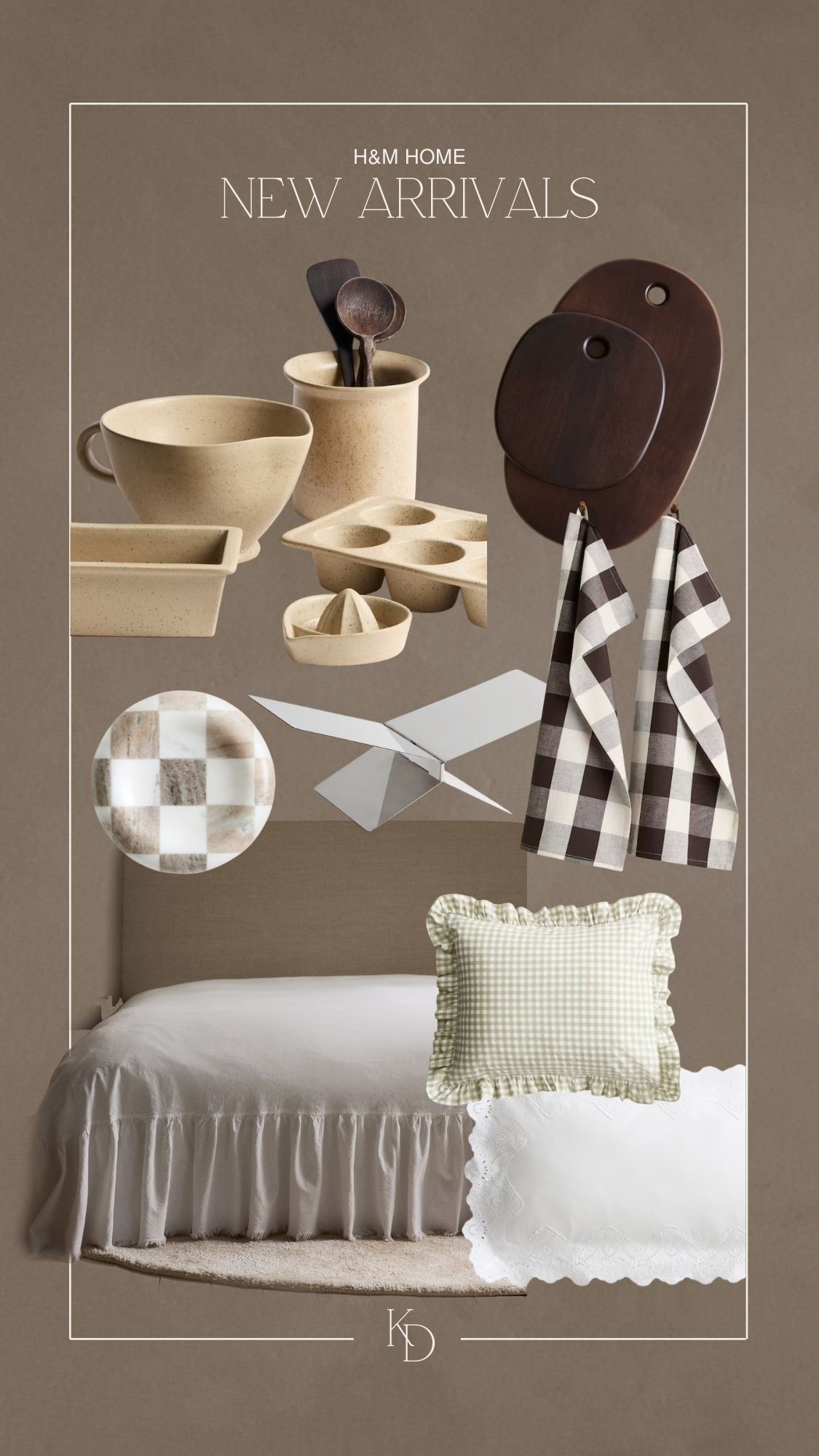 H&M Home: New Arrivals 

#bedding #bedspread #cookware #kitchenfinds #bakeware #kitchenlinens #vase #homedecor #woodencuttingboard #cushions #bedroomfinds #marbletray #bookstand #silverdecor #linen #salefinds #decorsale 

#LTKSeasonal #LTKHome #LTKFindsUnder100