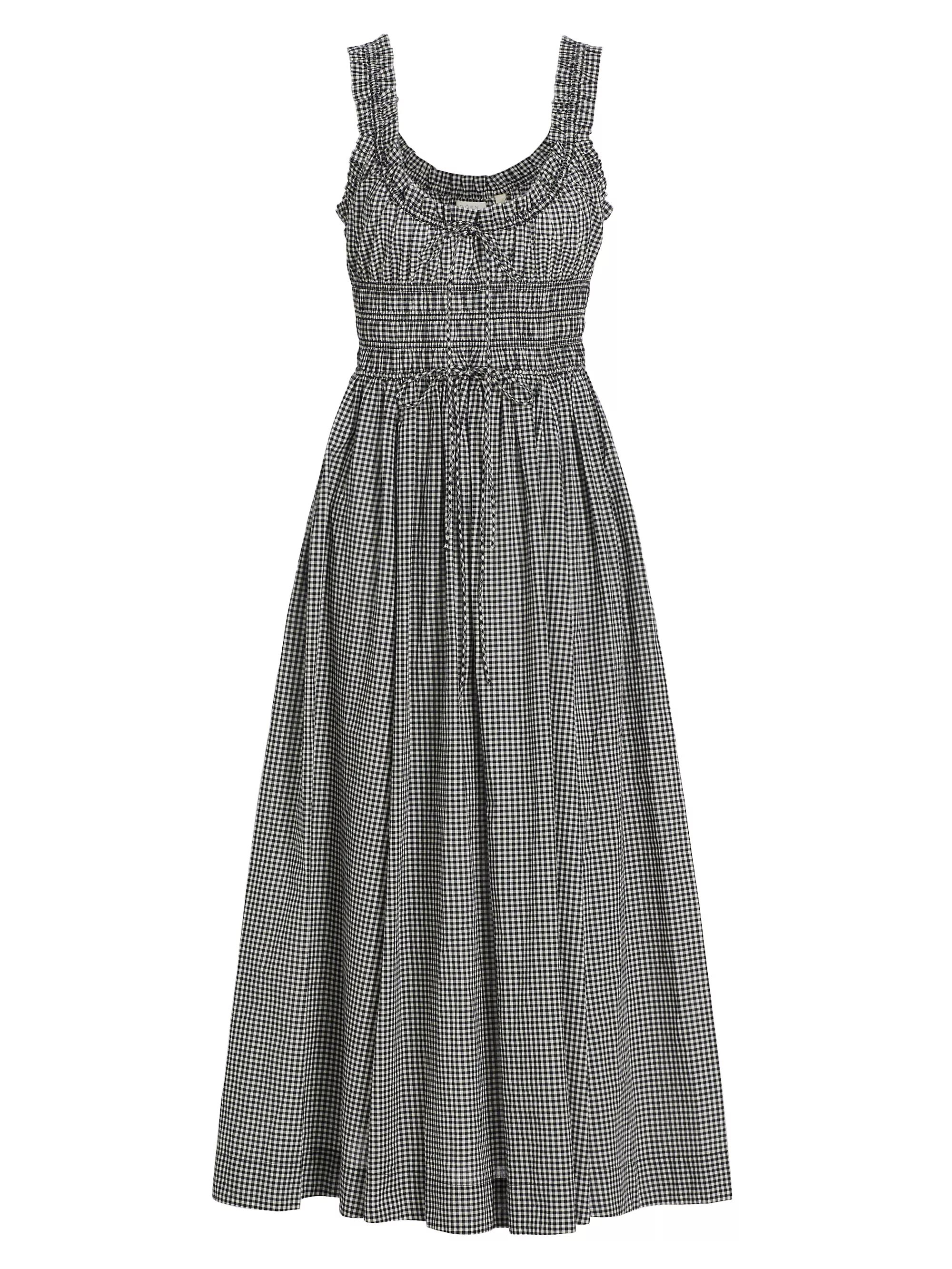Emmaretta Gingham Midi-Dress | Saks Fifth Avenue