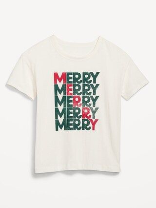 Matching Holiday Graphic Easy T-Shirt for Women | Old Navy (US)