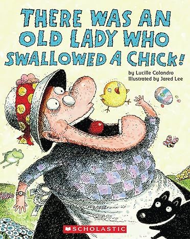 There Was an Old Lady Who Swallowed a Chick!     Paperback – Picture Book, January 1, 2010 | Amazon (US)
