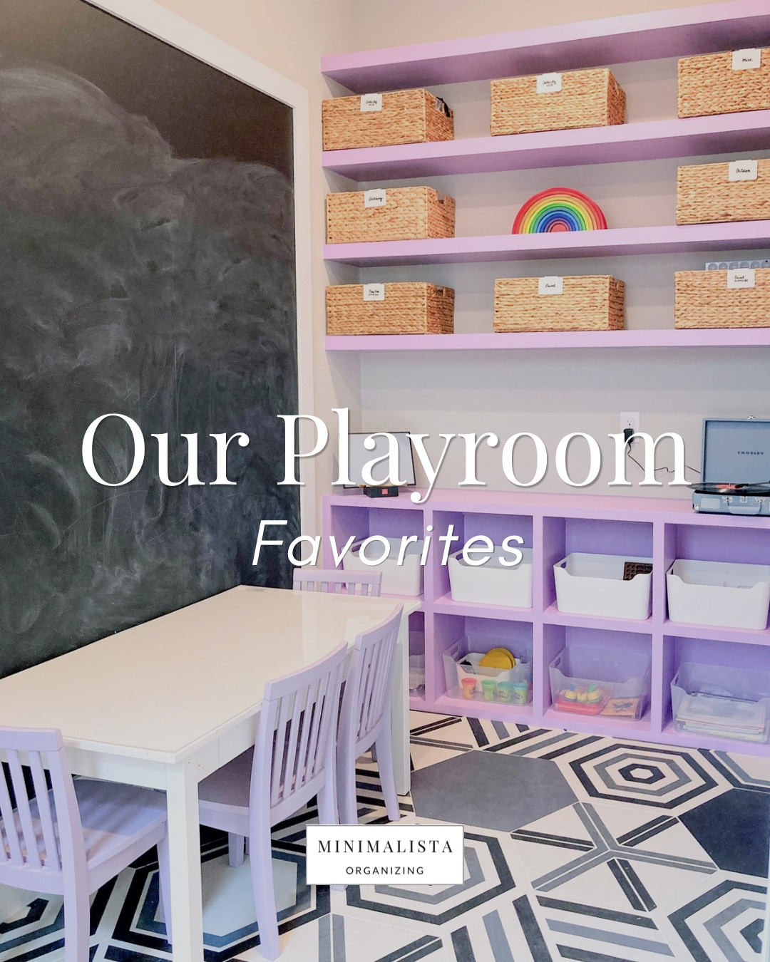 These are our go-to products for keeping your playroom calm and functional:

✔️woven bins + clip-on labels for anything you want tucked away
✔️zipper pouches inside bins for the tiny things (think Barbie accessories)
✔️clear open-face bins for easy access + visibility
✔️large clear totes for bigger items
✔️stackable clear drawers for keeping categories together (Barbie dolls, Legos, etc)
✔️drawer towers for arts + crafts

#playroomorganization #organizedhome #minimalistaorganizing #playroomstorage #simplehome