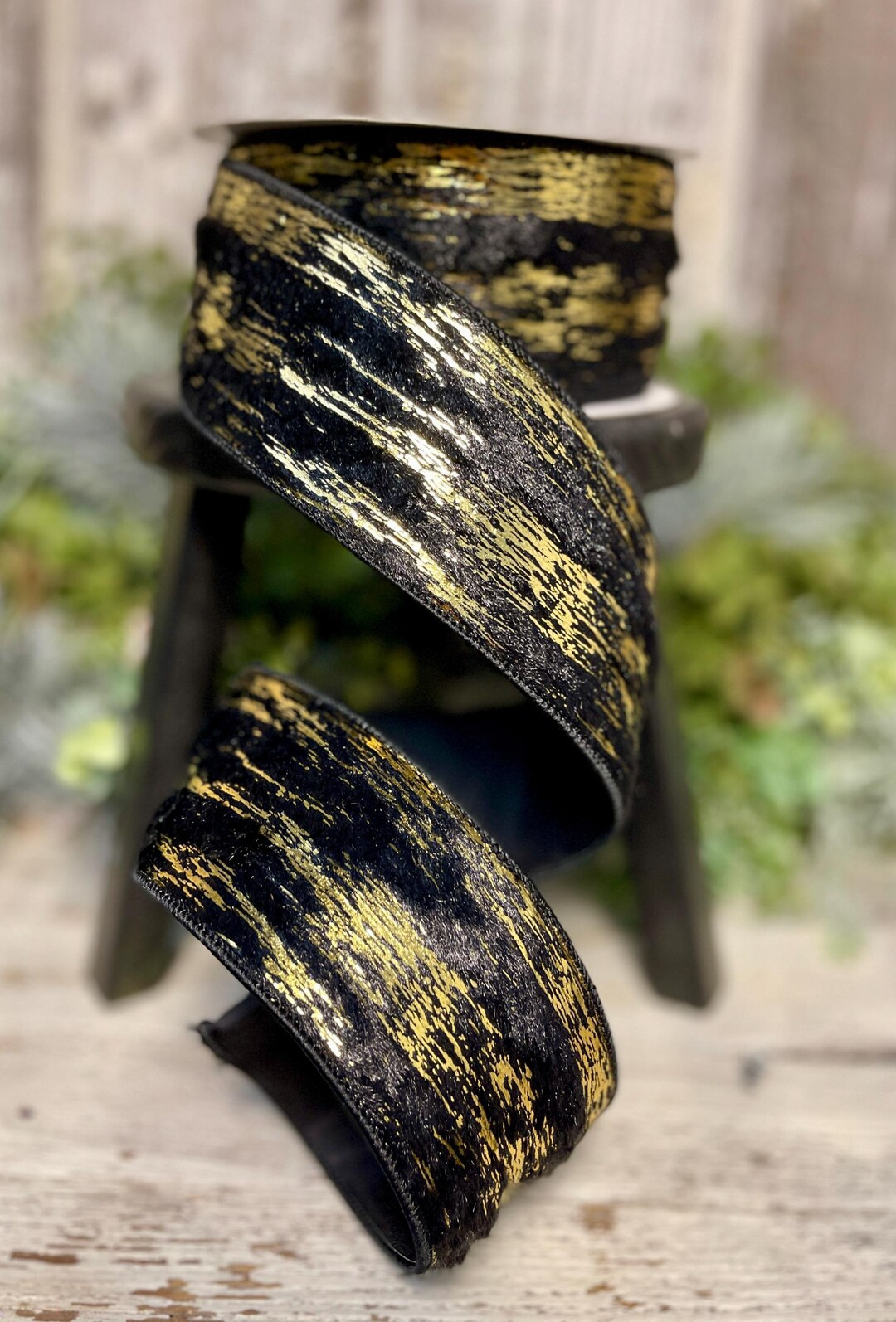 Ribbon for Wreaths, Designer Ribbon, 2-1/2" Ribbon, Wired Ribbon, Luxury Ribbon, Farrisilk Ribbon... | Etsy (US)