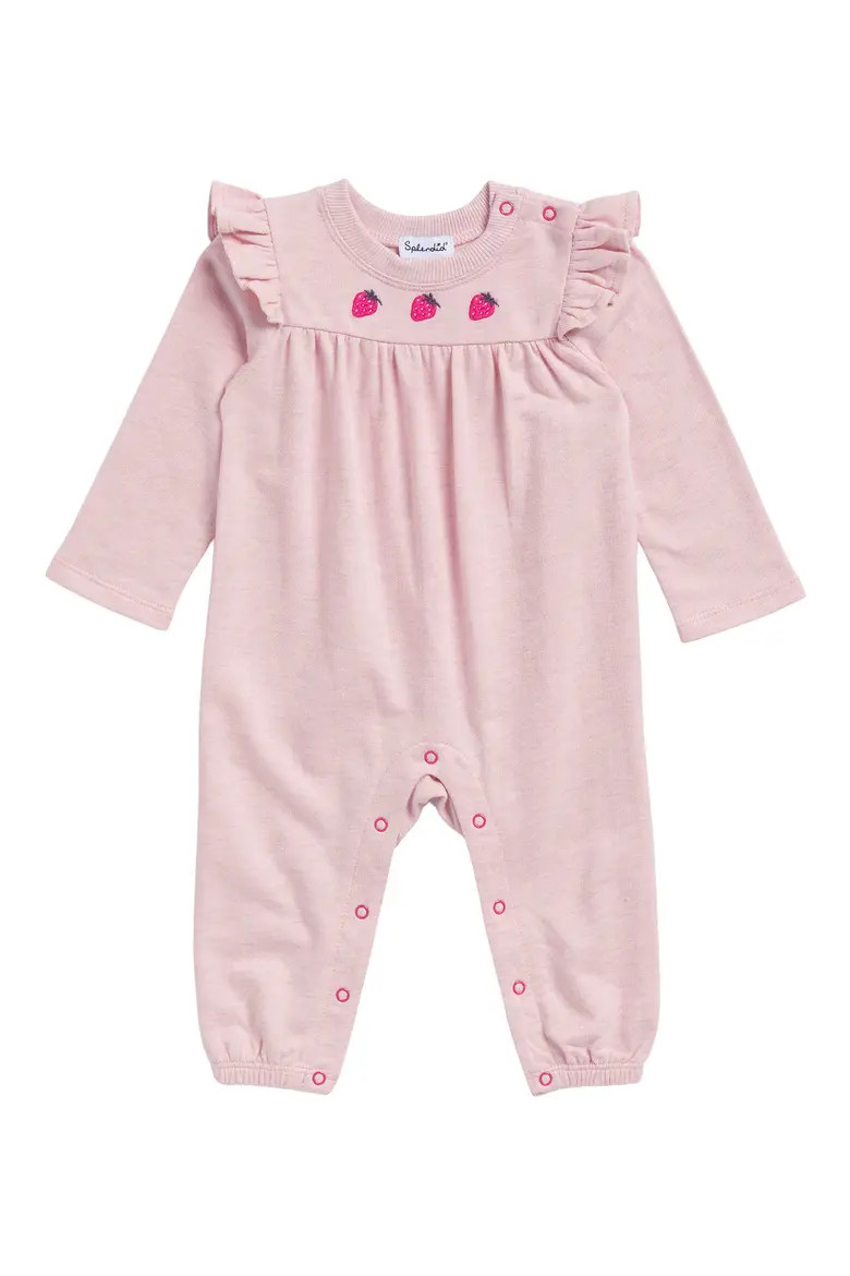 Berry Sweet Embroidered Terry Romper (Women) | Nordstrom | Nordstrom