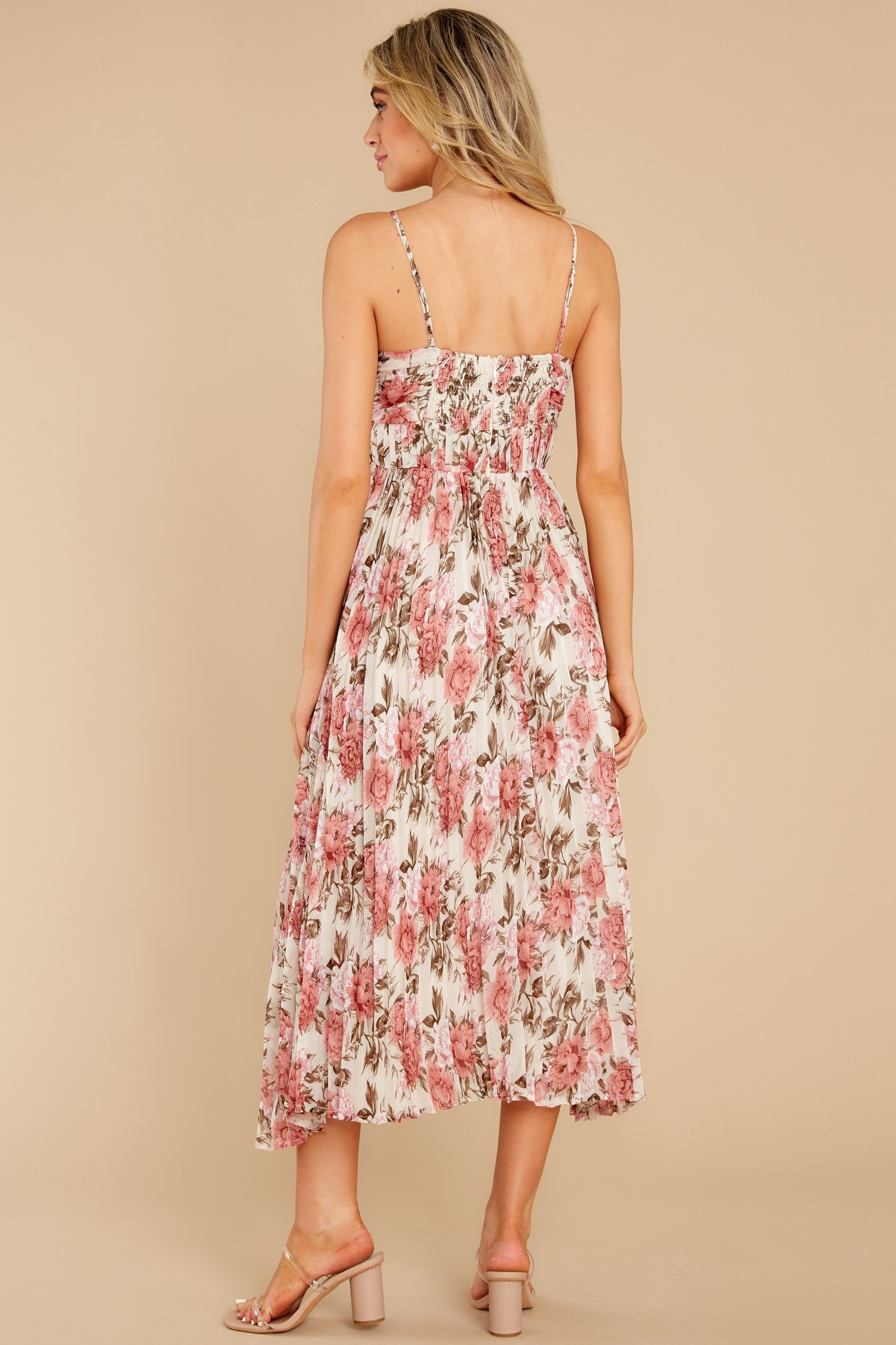 Darling Discovery Pink Floral Print Maxi Dress | Red Dress 