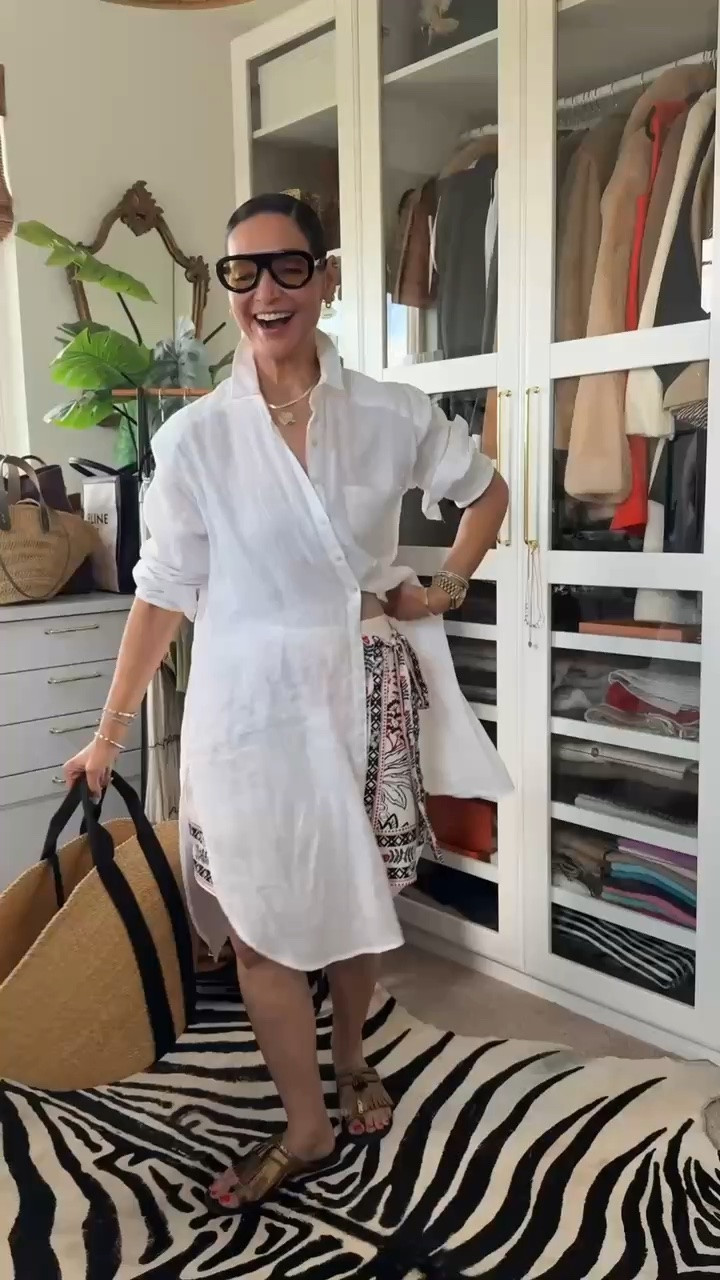 Oversized linen skirt paired with a boho sarong- Summer classic!!

#LTKU #LTKOver40 #LTKSeasonal