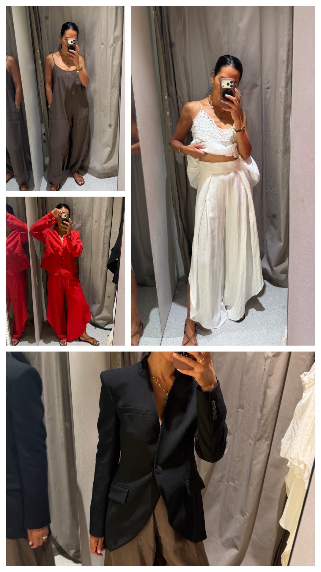 What I tried on in Zara