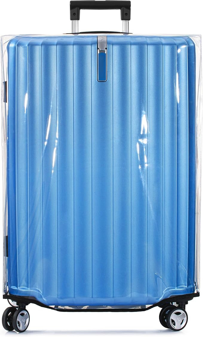 Luggage Cover for Suitcase - 28" Clear PVC Luggage Protector for 28" - 29" Sized Bags - Premium T... | Amazon (US)