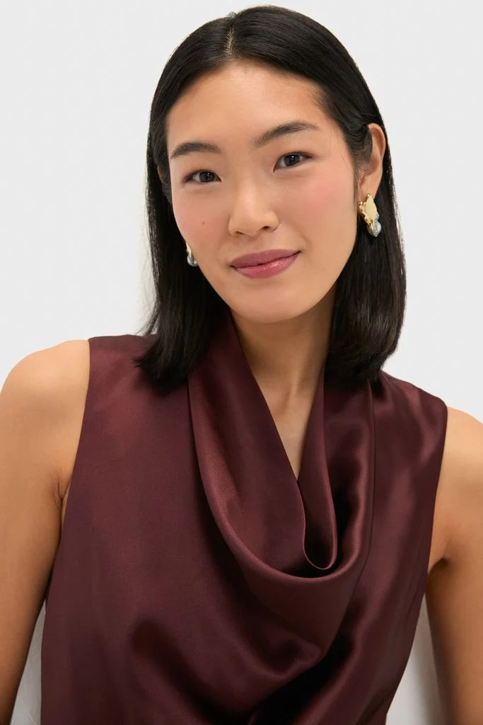 Chocolate Satin Sinclair Dress | Tuckernuck (US)