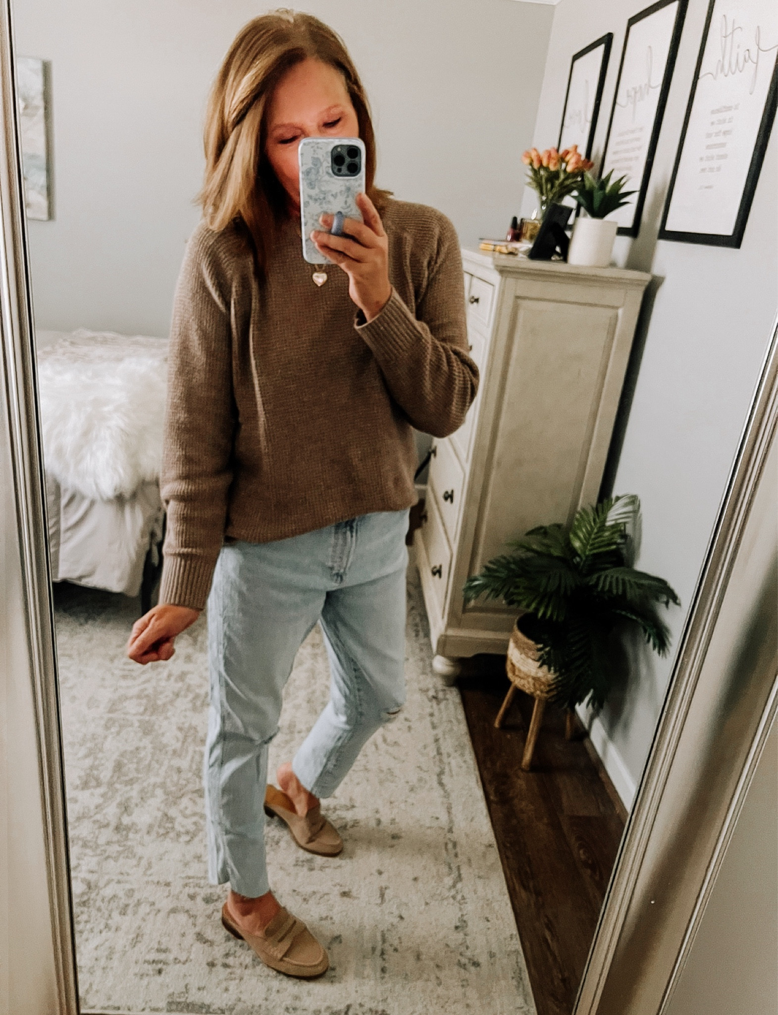 Old Navy Sale going on now!! Found these vintage slim jeans that I’m loving 🥰 and their SoSoft sweater—is literally so soft!! ❤️❤️ Great fall outfit with mules, loafers, or sneakers!
Fall outfit, jeans, sweaters, sale, casual outfit, mules, shoes, everyday outfit, winter outfit 


#LTKFindsUnder50 #LTKStyleTip #LTKSaleAlert

#LTKSaleAlert #LTKFindsUnder50 #LTKStyleTip