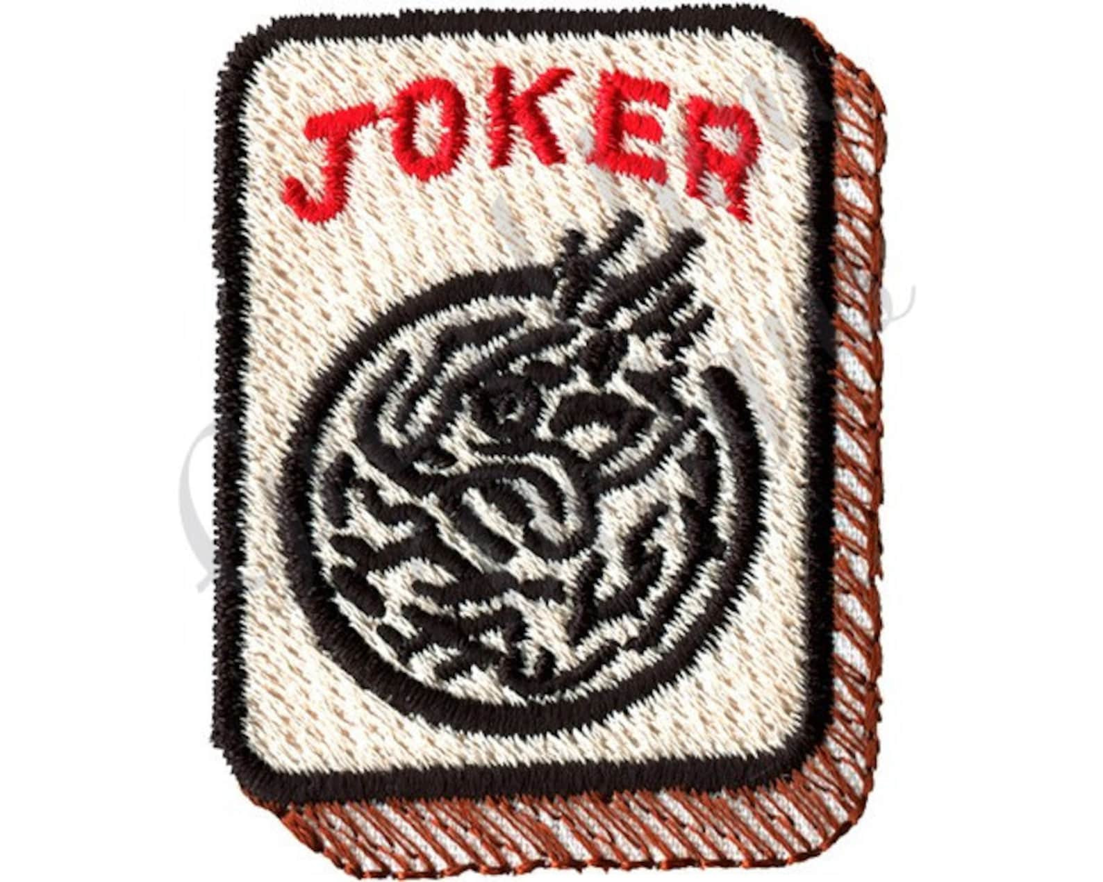 Mahjong Joker Tile - Machine Embroidery Design | Etsy (US)