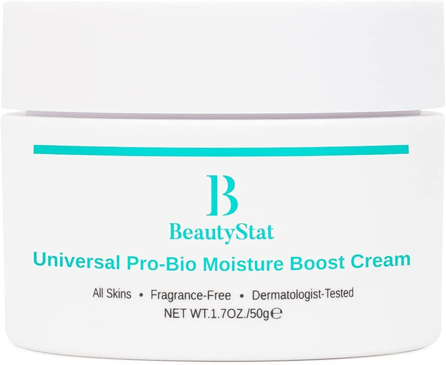 BeautyStat Cosmetics Universal Pro-Bio Moisture Boost Cream, Hyaluronic Acid Facial Skin Moisturizer | Amazon (US)