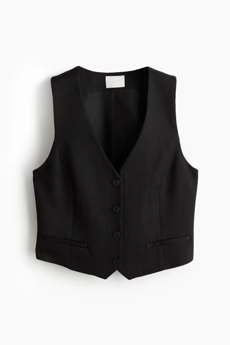 Suit Vest - Black - Ladies | H&M US | H&M (US + CA)