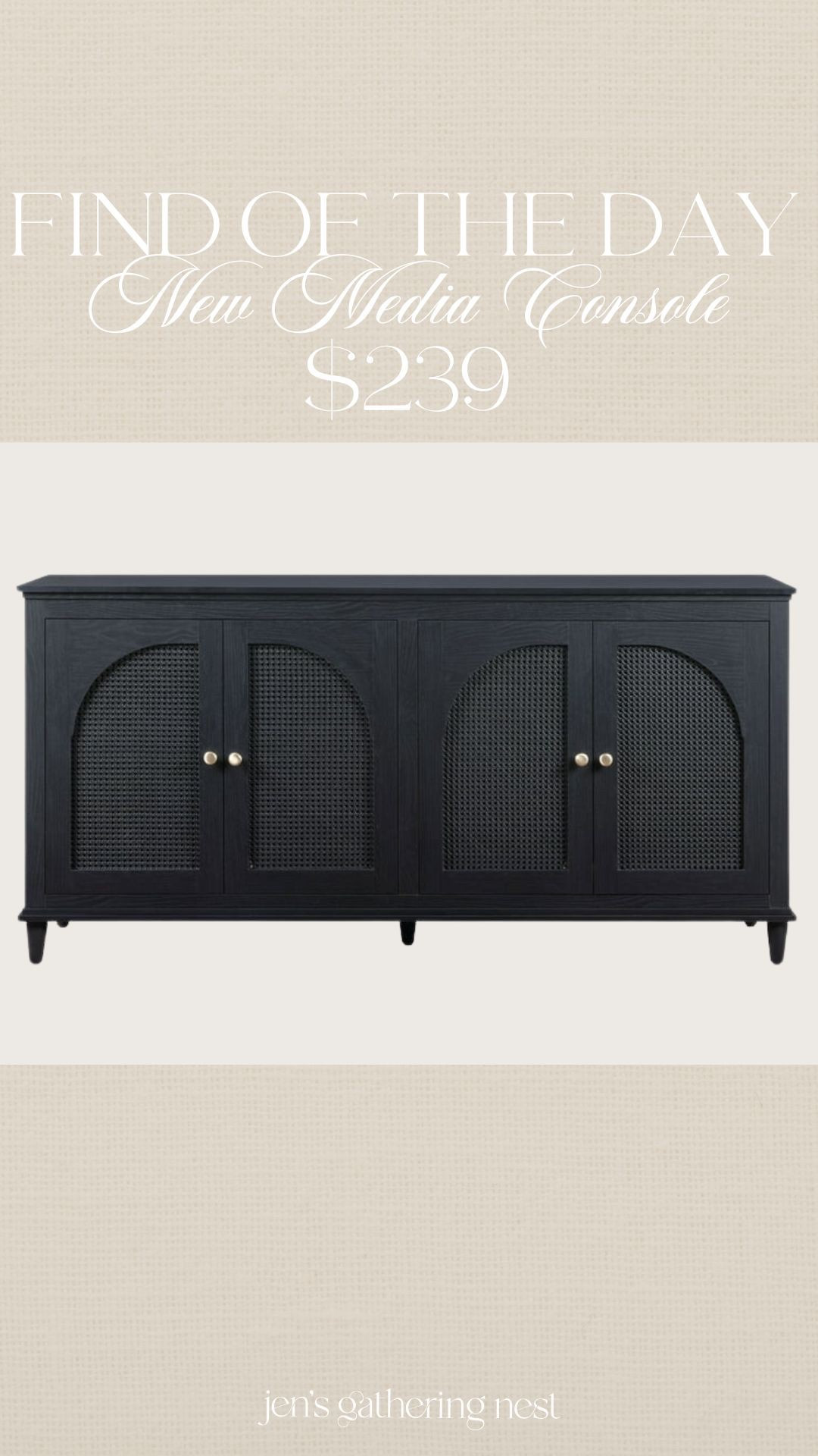Am I  seeing ok? 👀 
this is from Walmart! And only $239!!
also comes in a wood color and has the prettiest rattan doors 🤍✨😍

#walmart #walmarthome #walmartfind #dealoftheday #mediaconsole #buffet #sideboard #affordablehome #homedecor #homefind 

#LTKHome #LTKStyleTip #LTKSaleAlert