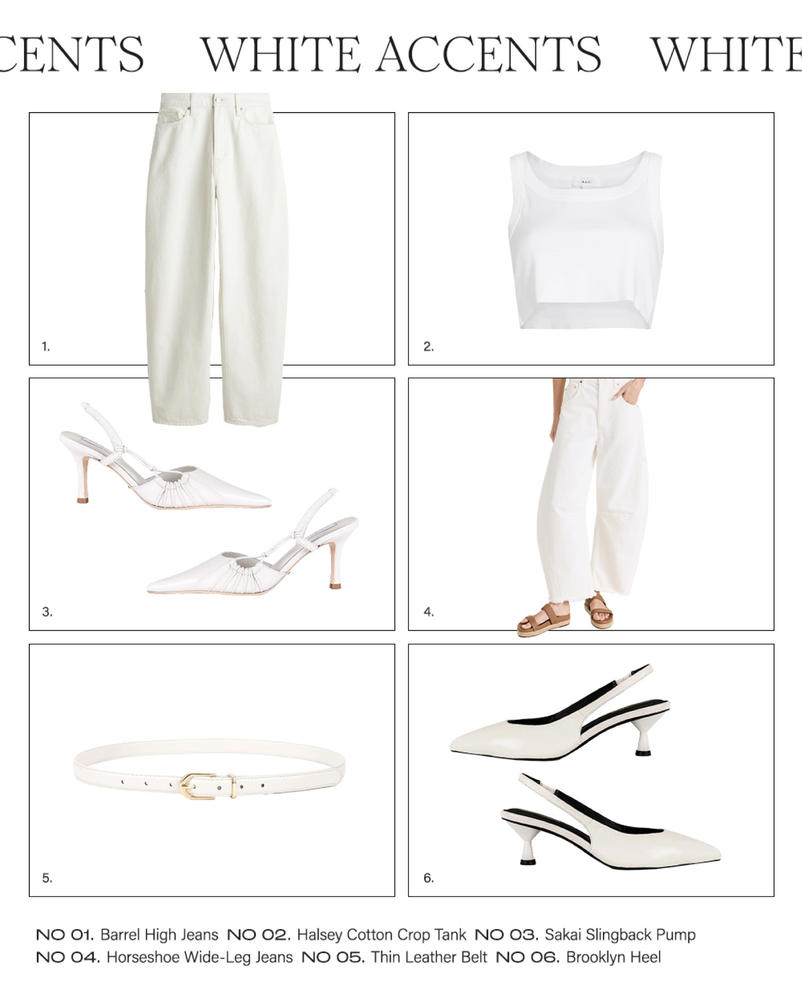 White Accents, Summer 

#LTKSummerSales #LTKShoeCrush #LTKSeasonal