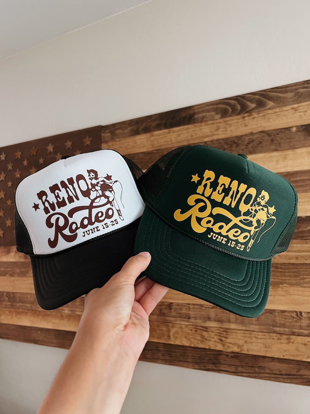 Reno Rodeo Retro Trucker Hat - Etsy | Etsy (US)