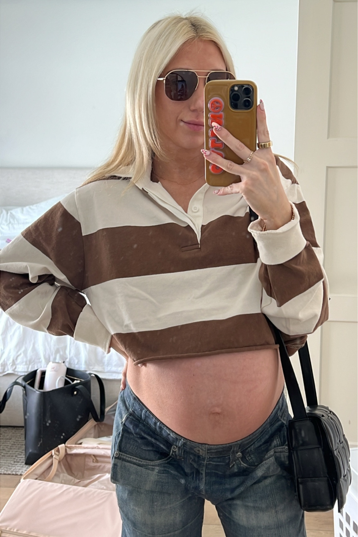 I’ve been wearing these joggers all pregnancy’! They’re so comfortable especially in the third trimester. I am wearing an XS so they definitely have stretch  

#LTKfit #LTKunder100 #LTKbump