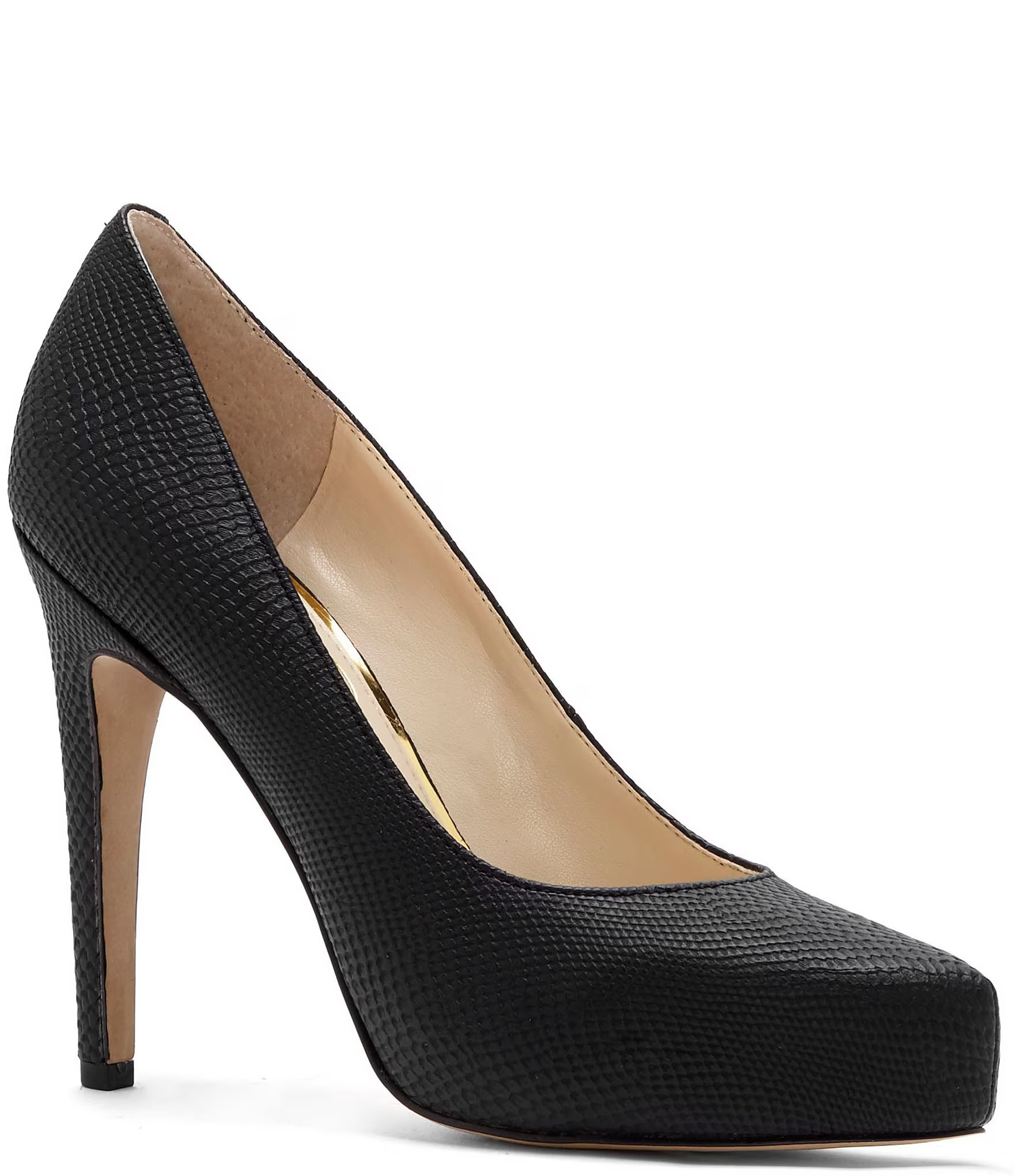 Parisah Snake Embossed Platform Pumps | Dillards