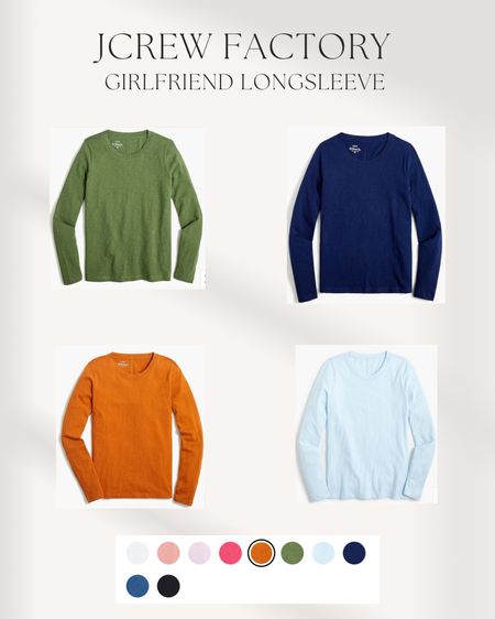 I love a good basic long sleeve t-shirt. I’m proud to say I now officially have every color. Hey, when you find a good thing, you take it to crazy level. 