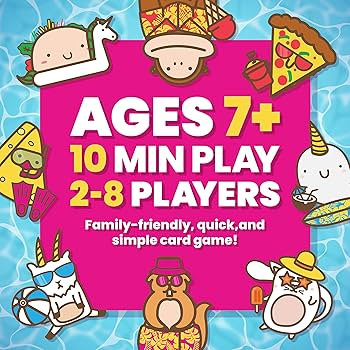 Taco Cat Goat Cheese Pizza Pool Edition Wildly Entertaining Waterproof Card Game for Outdoor Game... | Amazon (US)
