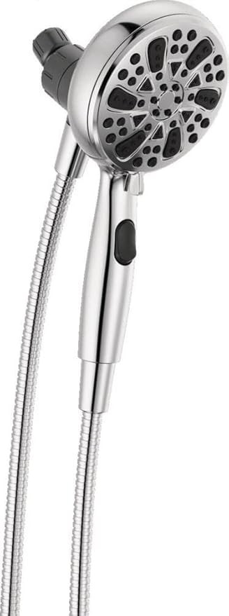 Delta -Faucet 6-Spray SureDock Magnetic Shower Head with Handheld Spray, Chrome Shower Head with ... | Amazon (US)