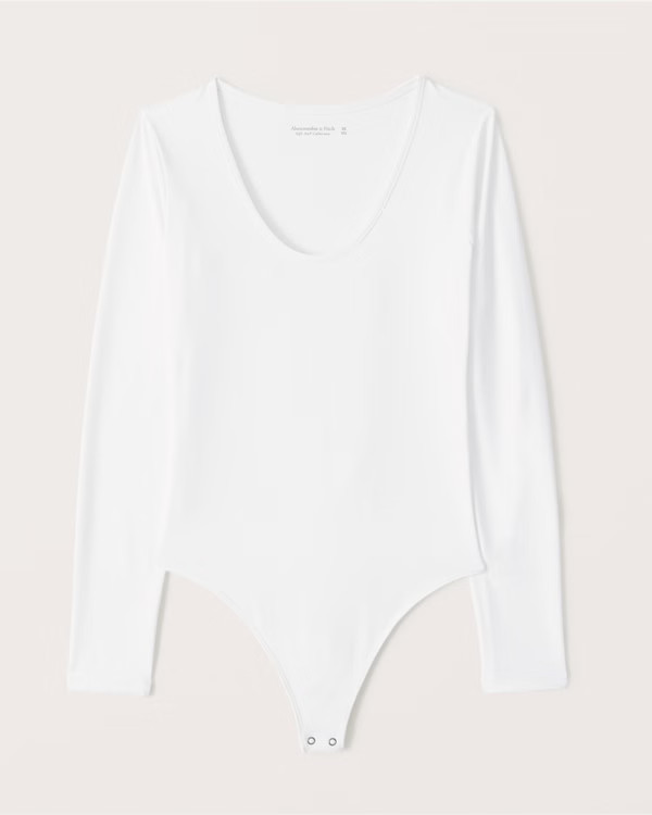 Women's Seamless Fabric Scoopneck Bodysuit | Women's Tops | Abercrombie.com | Abercrombie & Fitch (US)