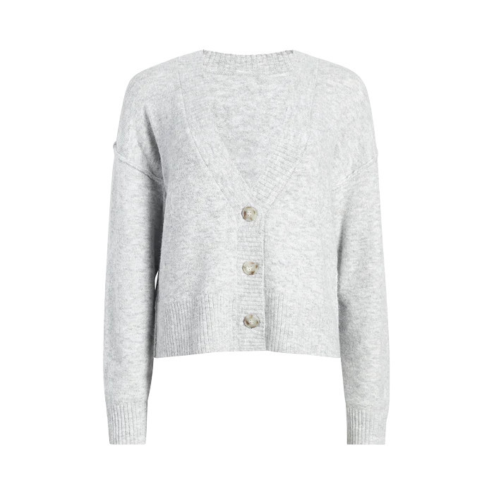 Cozy Knit Cardigan | Heather Grey | Nuuds US