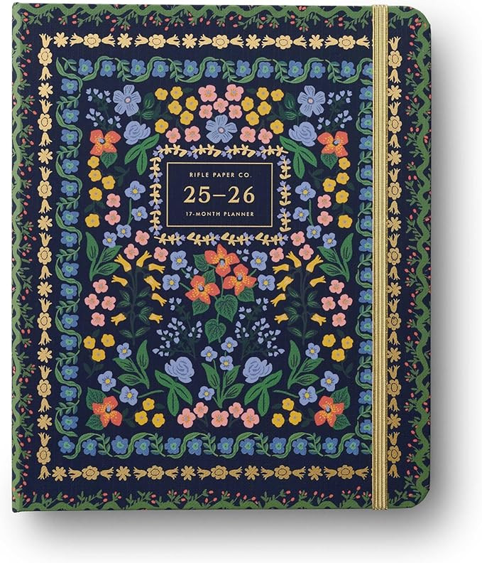 RIFLE PAPER CO. 2026 Wildwood 17-Month Academic Covered Spiral Planner, Aug. 2025 - Dec. 2026, 8.... | Amazon (US)