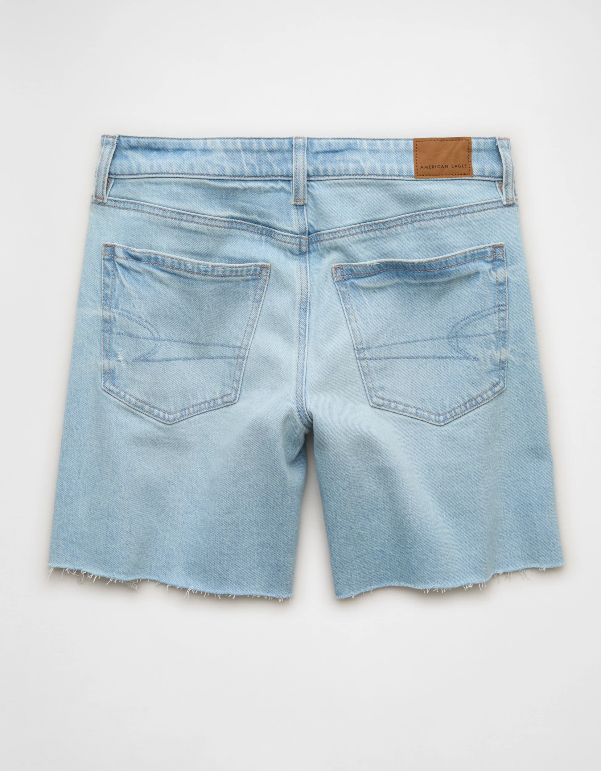 AE Stretch Low-Rise Baggy 8" Jort | American Eagle Outfitters (US & CA)