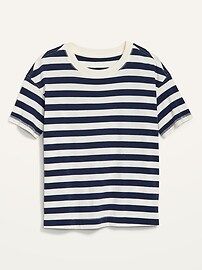 Short-Sleeve Vintage Striped Easy T-Shirt for Women | Old Navy (US)