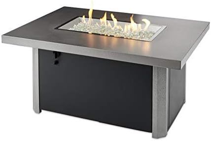 The Outdoor Greatroom Company Caden Rectangular Gas Fire Pit Table - Outdoor Fire Pit Designed wi... | Amazon (US)