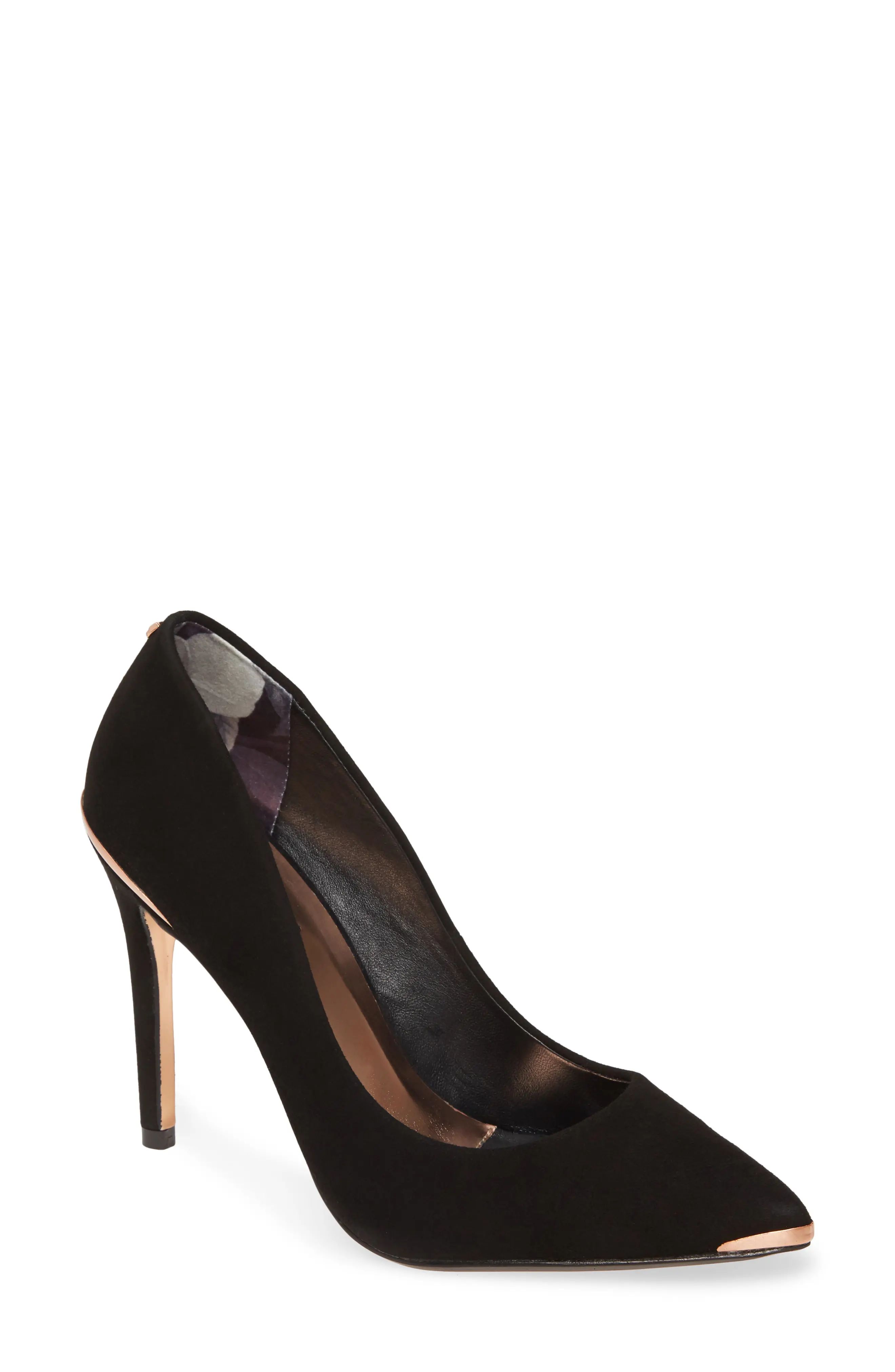 Ted Baker London Izibelp Pump, Size 10Us in Black at Nordstrom | Nordstrom