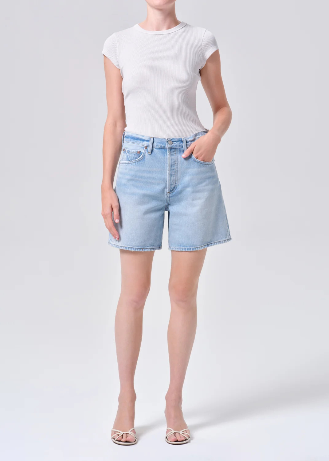 Dame Short High Rise Baggy in Convert | AGOLDE